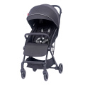 Poussette bébé Poussette pliable légère Poussette compacte de voyage Noir